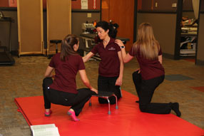 bradford columbus therapist assistant patients ages physical practice students working each learn